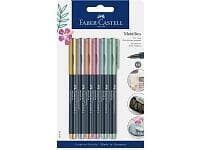 Faber-Castell: Fiberspetspenna Metallics 6-pack