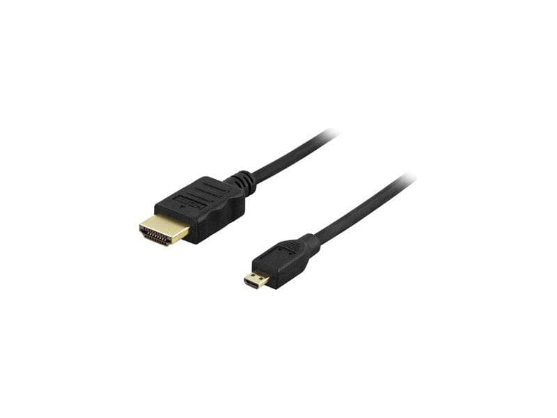 Deltaco HDMI - HDMI Micro High Speed with Ethernet 2m