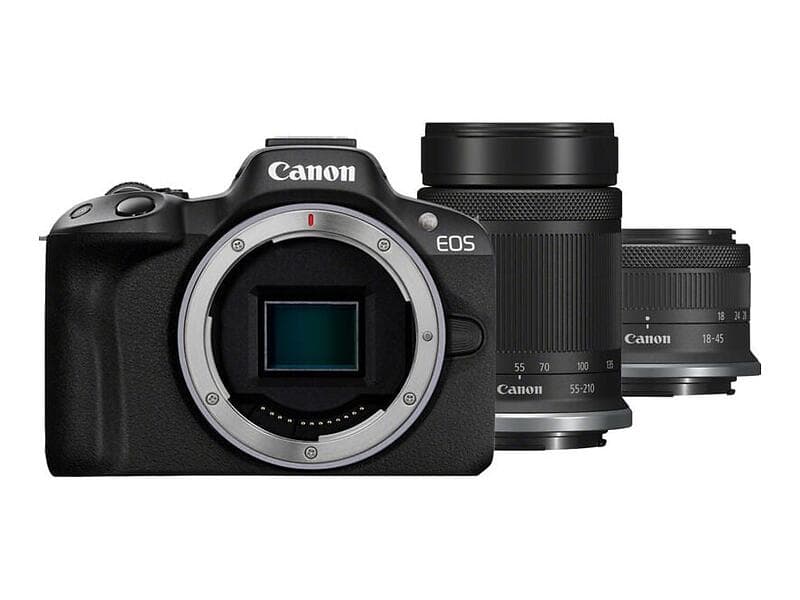 Canon EOS R50 + RF-S 18-45/4.5-6.3 IS STM + RF-S 55-210/5.0-7.1 IS STM