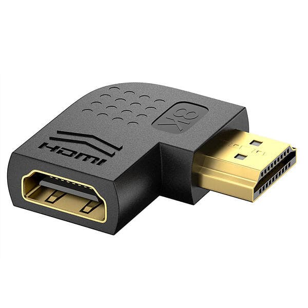 NÖRDIC HDMI-N5019 vinklad HDMI 2.1 adapter 8K60Hz 4K120Hz HDR