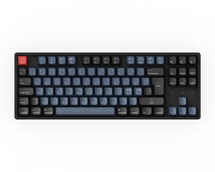 Keychron K8 Pro QMK/VIA RGB Aluminium Gateron Hot-Swappable Red (Nordic)