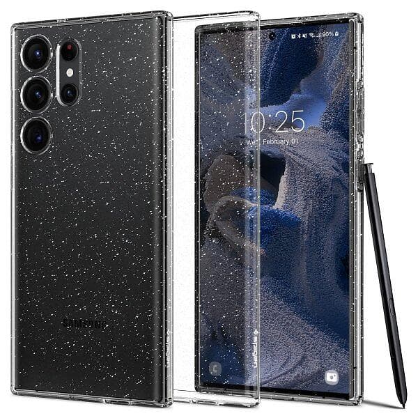 Spigen Galaxy S23 Ultra Skal Liquid Crystal Glitter S918 ACS05612