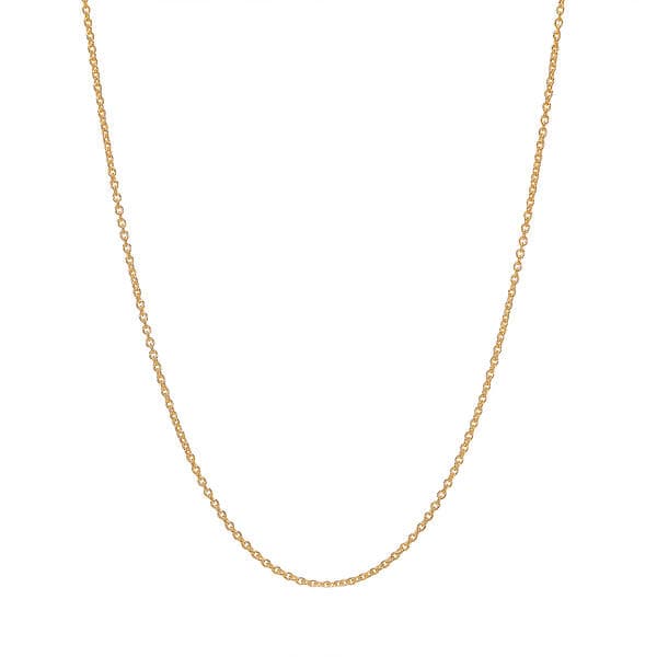 Mads Z Panser Chain Goldplated-40-42-45 cm (halskæde) Unisex 18 kt. forgyldt 925