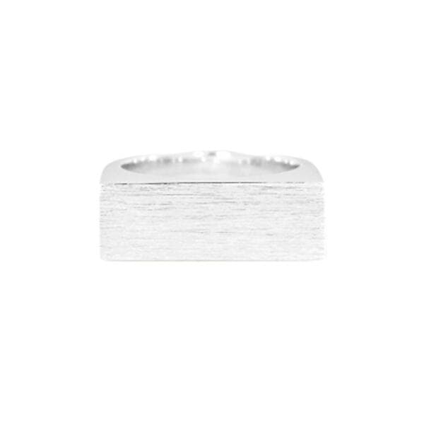 IX Studios Classic Ring Silver-Ring Størrelse 62 Unisex 925 sterling sølv