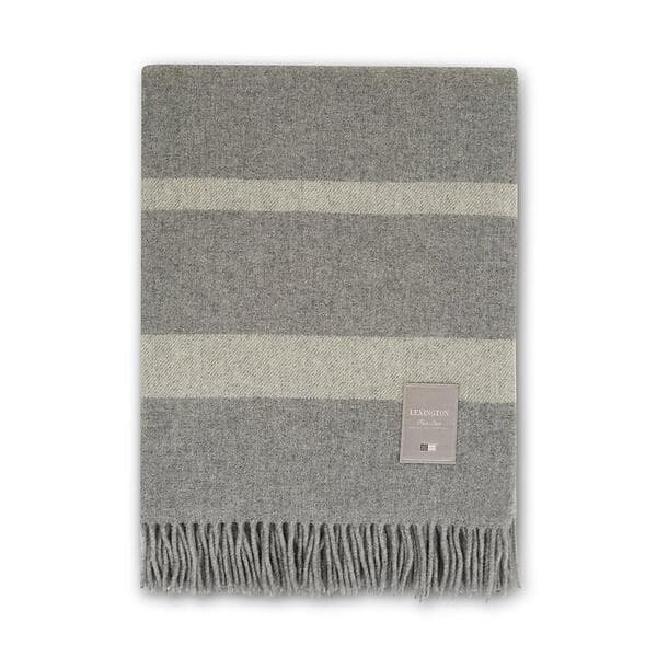 Lexington Wool Throw Hotel Grey (130x170cm)