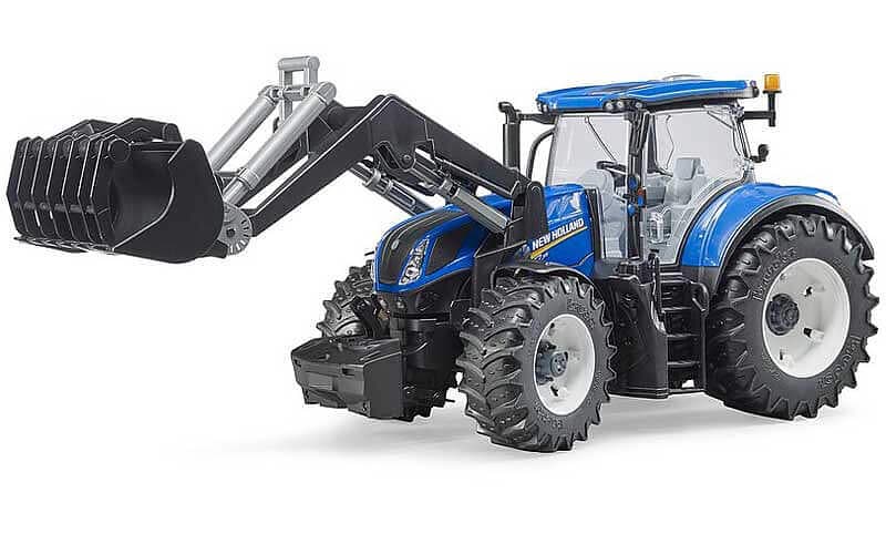 Bruder New Holland T7.315 Traktor med Frontlastare 03121