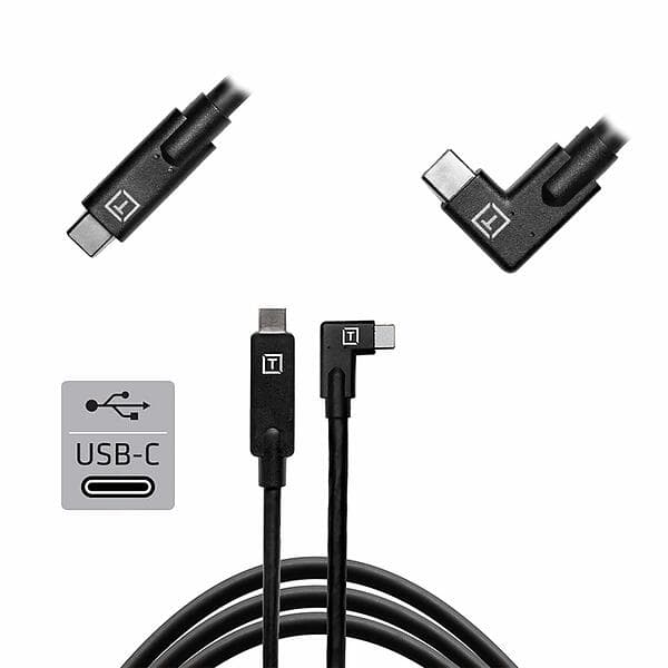 Tether Tools TetherPro USB C - USB C (angled) 4.6m