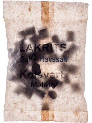 Kolsvart Salt Lakrits Havs 120g