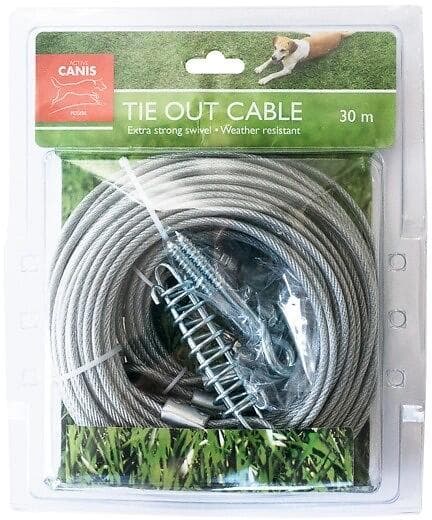 Active Canis Tie Out Cable Set 30 m