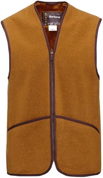 Barbour Warm Pile Waistcoat/Zip-In Liner Brown (46)