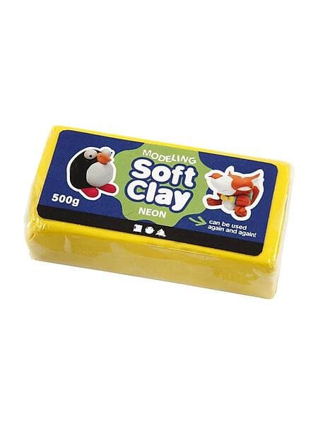 Soft Clay Modellera Gul 500g