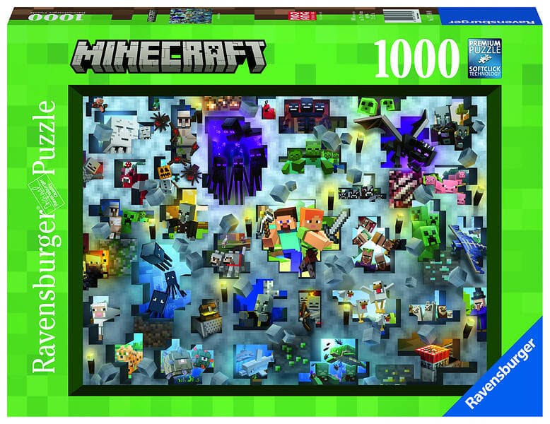 Ravensburger Pussel: Minecraft Mobs 1000 Bitar