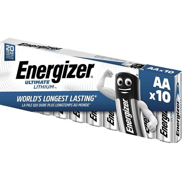 Energizer AA Ultimate Lithium 10-pack