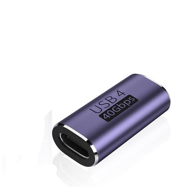 NÖRDIC USB C - USB C 4 (USB4) F-F Adapter 40G 8K60Hz PD100W