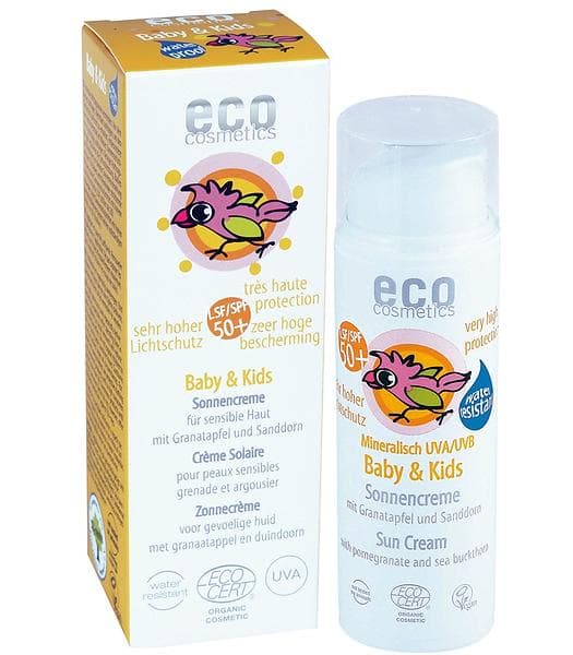 Eco Cosmetics Baby & Kids Sun Cream SPF50+ 50ml