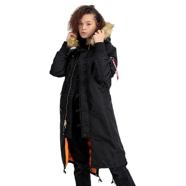 Alpha Industries Long Fishtail Jacket (Dame)