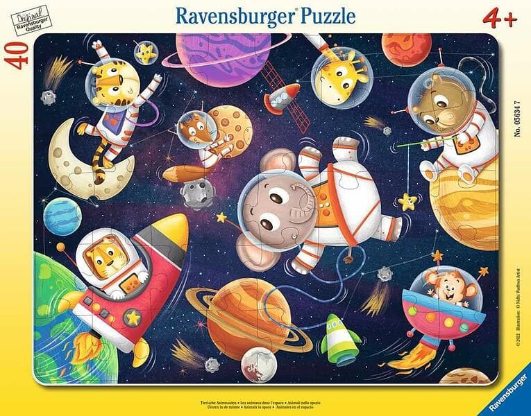 Ravensburger Animal Astronauts Pussel 40 Bitar