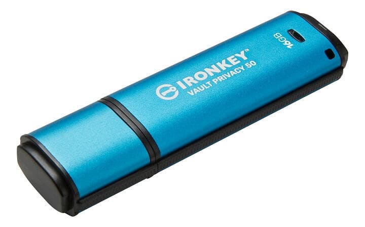 Kingston USB 3.2 Gen 1 Ironkey Vault Privacy 50 16GB