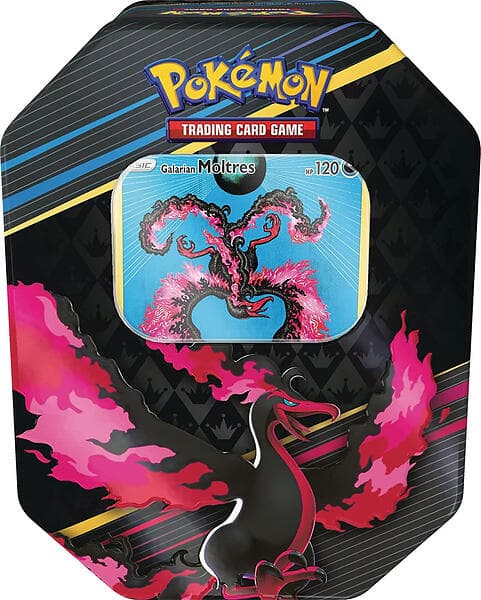 Pokémon TCG Sword & Shield Crown Zenith Collector's Tin Box Galarian Zapdos