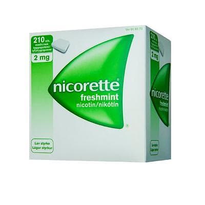 Nicorette Tuggummi Freshmint 2mg 210stk