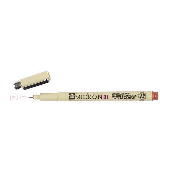 Micron Pigma 01 brun 0.25 mm