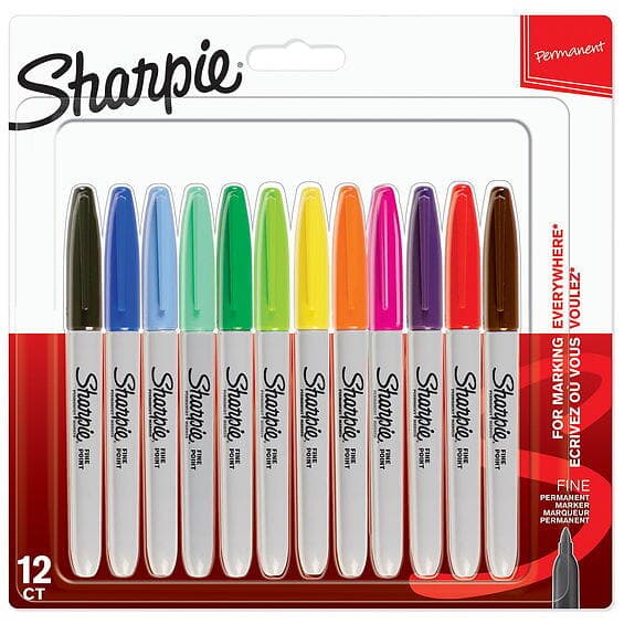 Sharpie marker fine 12 st