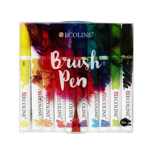 Ecoline Brush Pen set 10