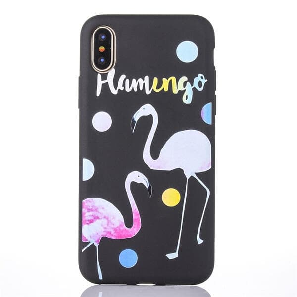 Flamingo Baksideskal till iPhone X/XS,