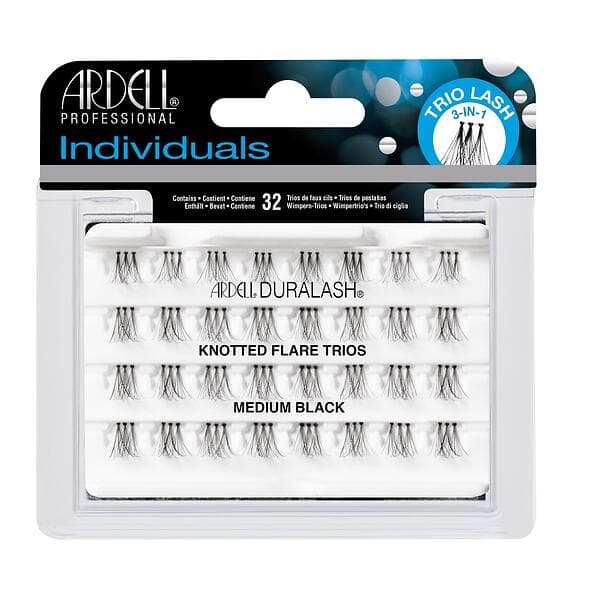 Ardell Individuals Knotted Flare Trios Medium Lashes 32st