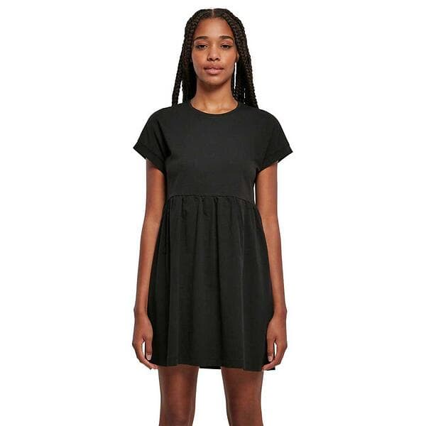 Urban Classics Organic Empire Valance Short Sleeve Dress (Dame)