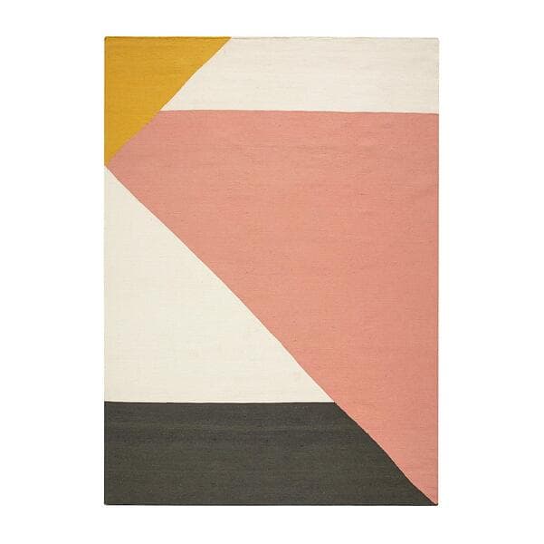 NJRD Stripes blocks kelimmatta rosa 170x240 cm