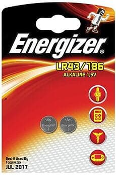 Energizer Batteri LR43 / 186 2/FP