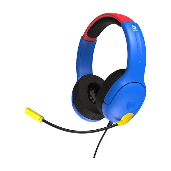 PDP Airlite Mario Dash for Nintendo Switch Over Ear Headset