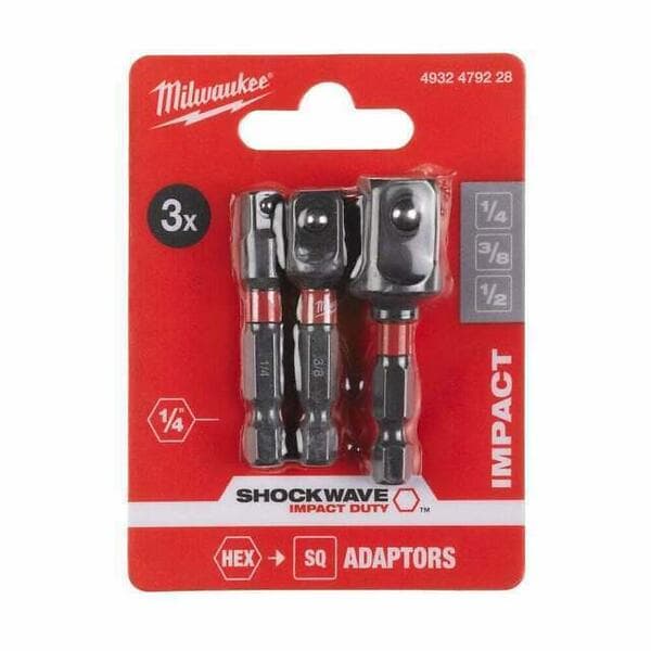 Milwaukee 4932479228 Adapterset 3-pack