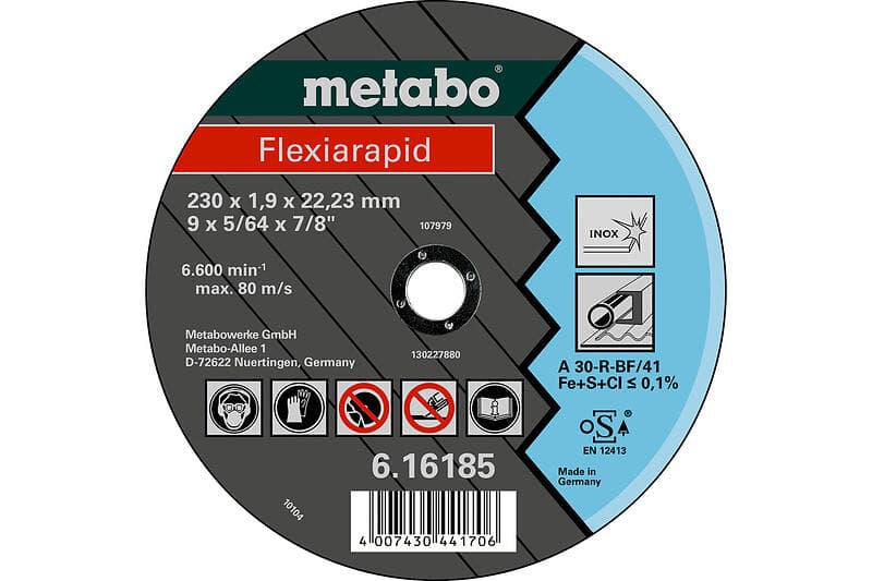 Metabo 616184000 Kapskiva