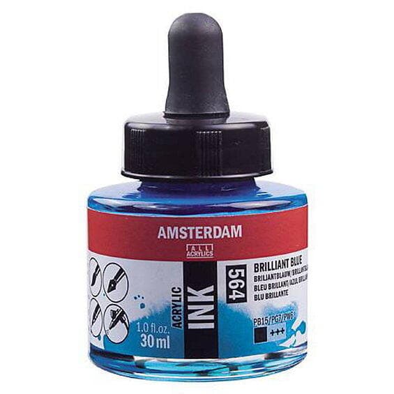 Amsterdam Ink Brill Blue 30ml