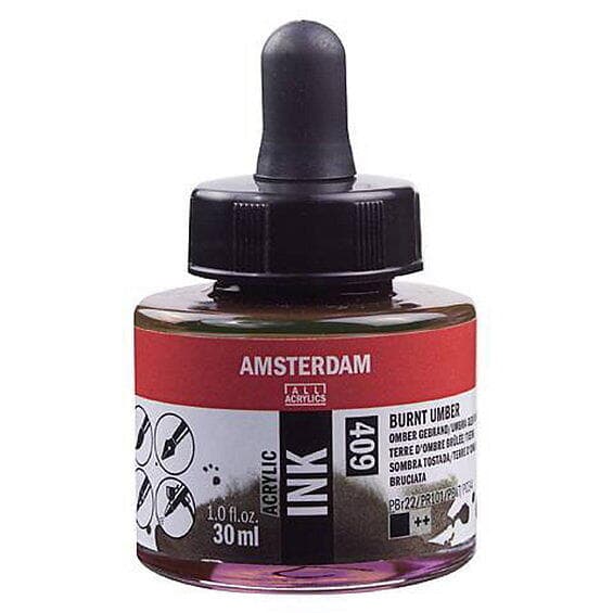 Amsterdam Ink Burnt Umber 30ml