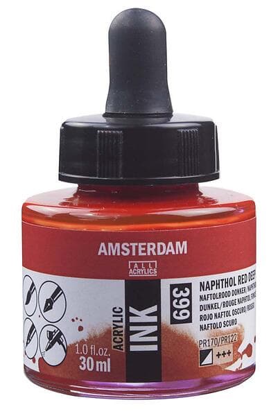 Amsterdam Ink Napt Red Dp 30ml