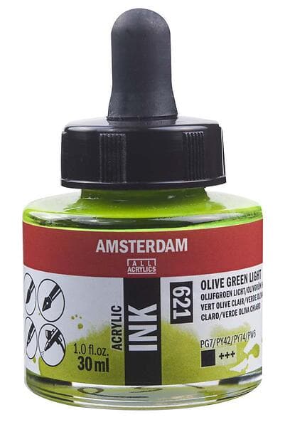 Amsterdam Ink Ol Green Lt 30ml