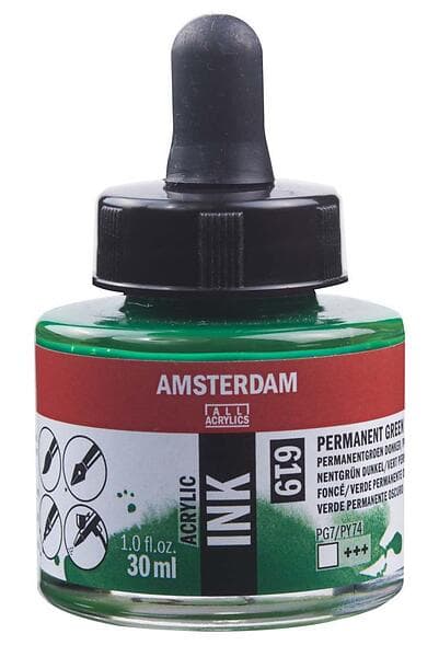 Amsterdam Ink Pe Green Dp 30ml