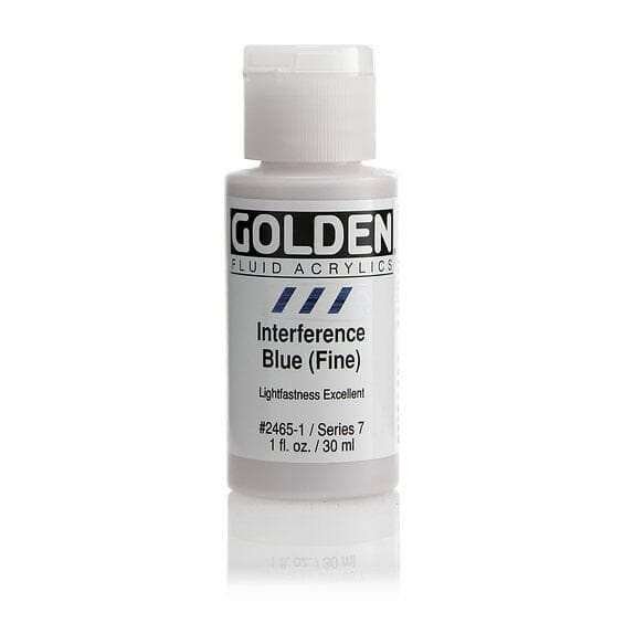 Golden Fluid Acrylics 30 ml - 2465 Interference Blue F.