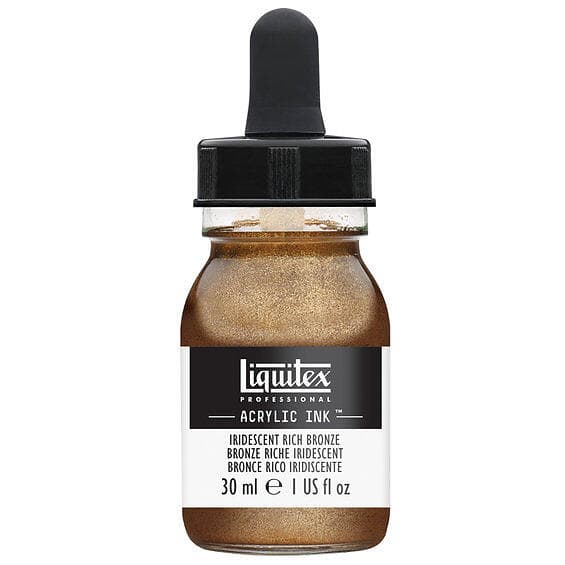 Liquitex Professional Acrylic Ink 30 ml – Iridescent rich bronze 229