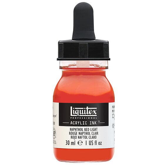 Liquitex Professional Acrylic Ink 30 ml – Naphtol red light 294