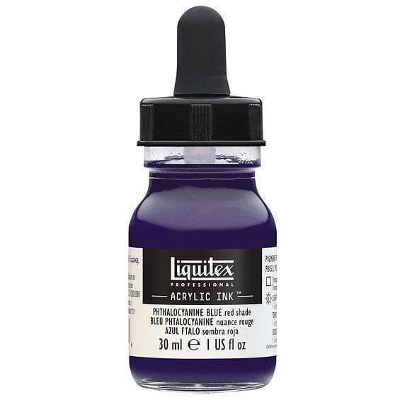 Liquitex Professional Acrylic Ink 30 ml – Phtalocyanine blue red shade 314