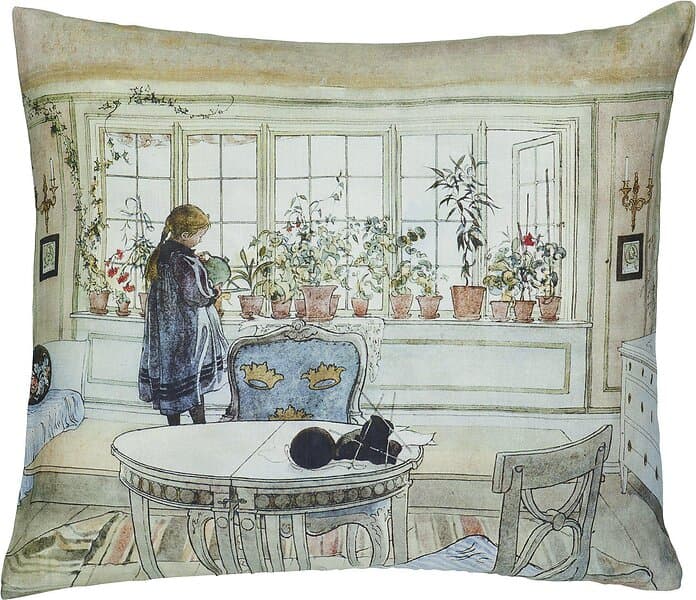 Svanefors Kuddfodral Carl Larsson 50x60 cm Blomster 60