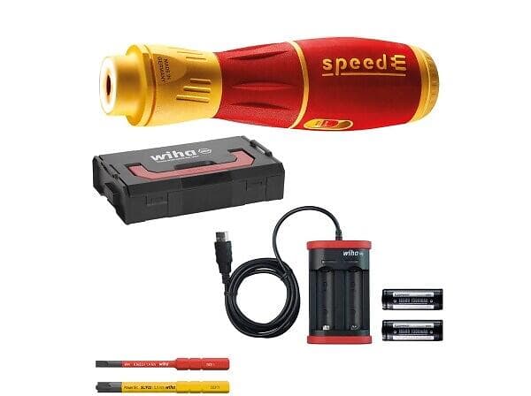 Wiha speedE II electric 591 E-Screwdriver Set sladdlös 2 batterier