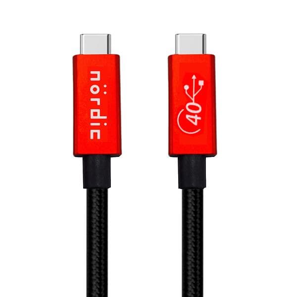 NÖRDIC 40Gbps PD3.1/240W USB C - USB C 4.0 2.5m