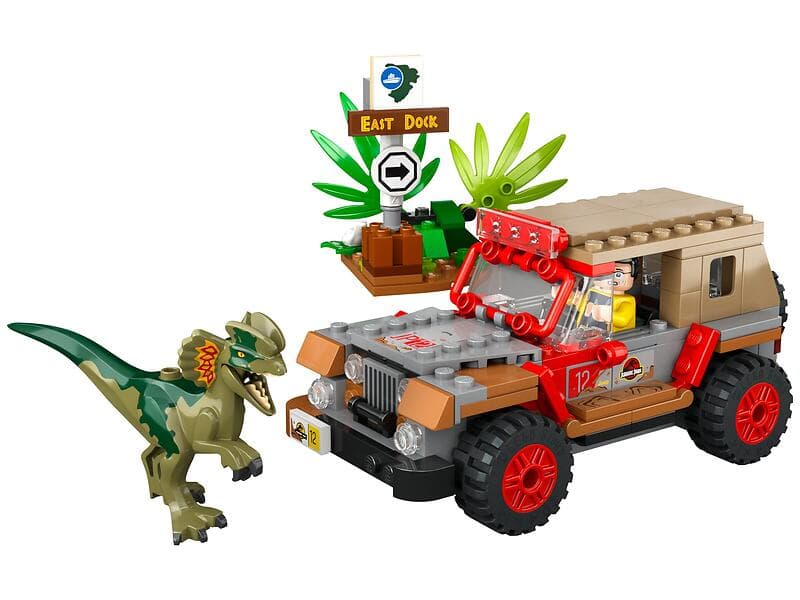 LEGO Jurassic Park 76958 Dilophosaurusbakhåll