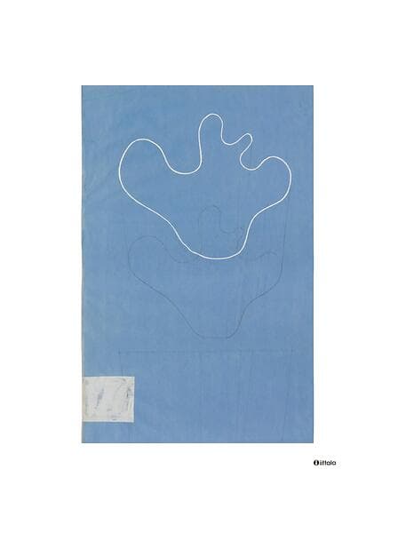 Iittala Aalto art Sketch blue poster 50x70 cm