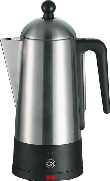 C3 Perkolator Design Eco 6 Kopper  (Silver)